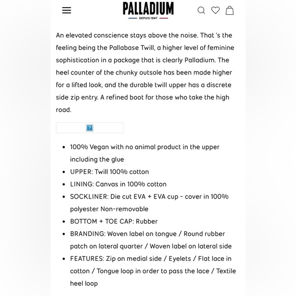 Palladium Pink Twill Chunky Platform Lace-Up/Side Zipper Boots - Picture 8 of 9